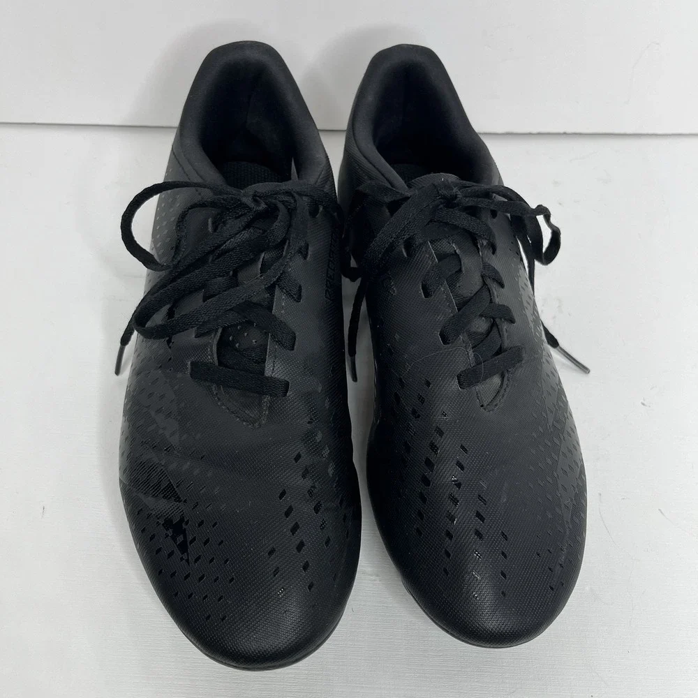 Adidas Predator Accuracy .4 Men's Size 7.5 Black Soccer Cleats (#C4-E6)